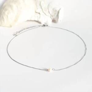 NEW CAPE COD CHOKERS dainty choker in silver/pearl